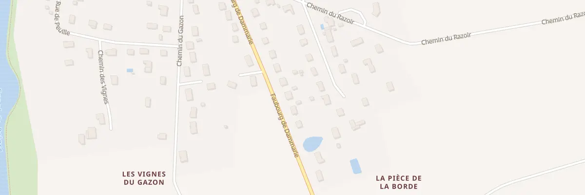 Plan du 81 Fg de Dammarie à Châtillon-Coligny