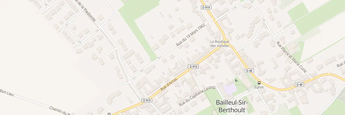 Plan du 11 Rue du 19 Mars à Bailleul-Sir-Berthoult