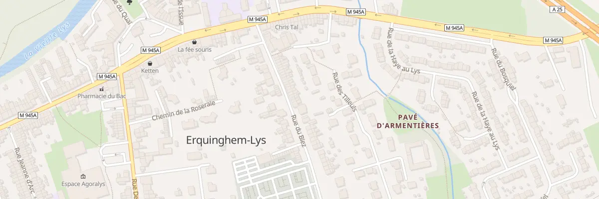 Plan du 131 Rue du Biez à Erquinghem-Lys