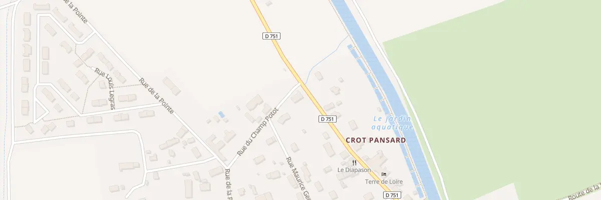 Plan du 21 Rte de Beaulieu à Belleville-sur-Loire