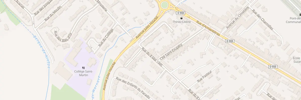 Plan du 454 Rue du 8 Mai 1945 à Nieppe