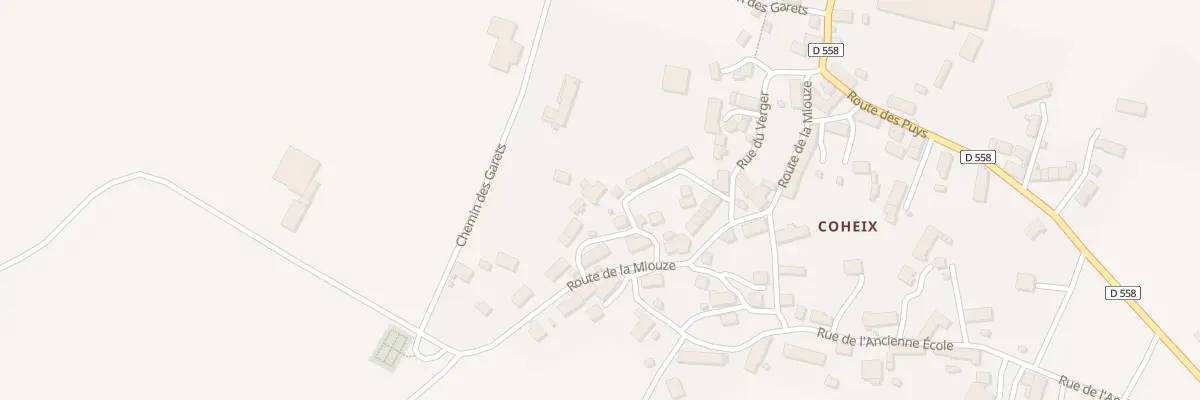 Plan du 10 Rue de l’Eglise Vge Coheix à Mazaye