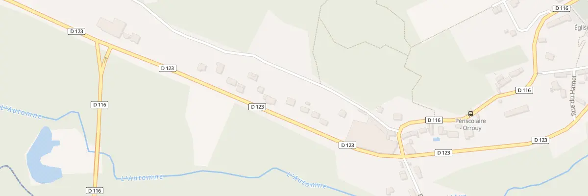 Plan du 38 Rte de Verberie à Orrouy