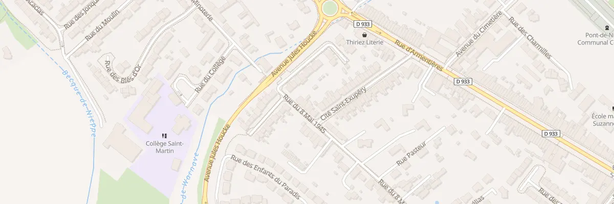 Plan du 452 Rue du 8 Mai 1945 à Nieppe