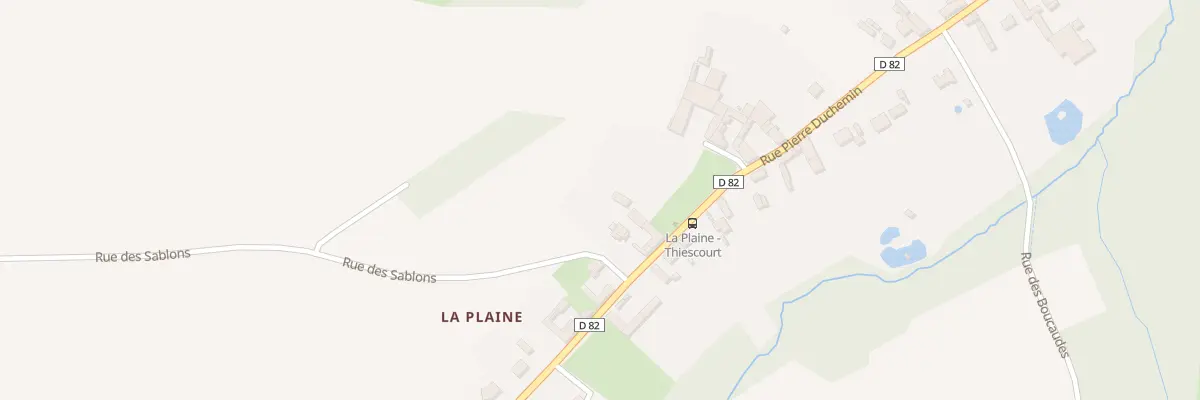 Plan du 116 Rue Pierre Duchemin à Thiescourt