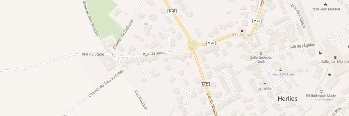 Plan du 4B Rue du Stade à Herlies