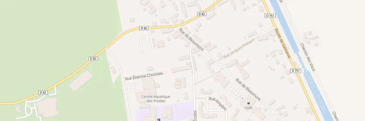 Plan du 4A Rue des Ecoles à Belleville-sur-Loire