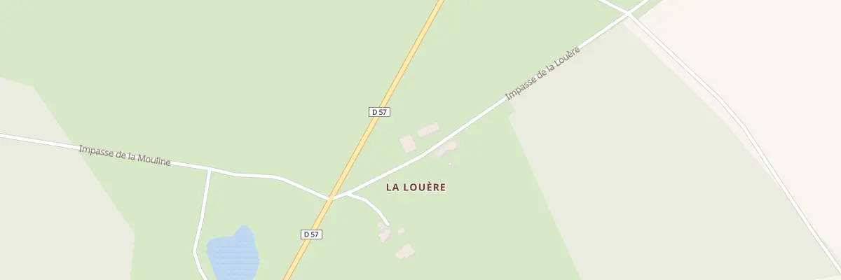Plan du 5225 La Louere à Vieure