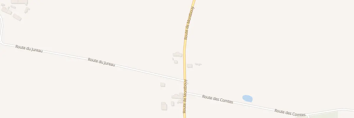 Plan du 2740 Rte de Montbouy à Gy-les-Nonains