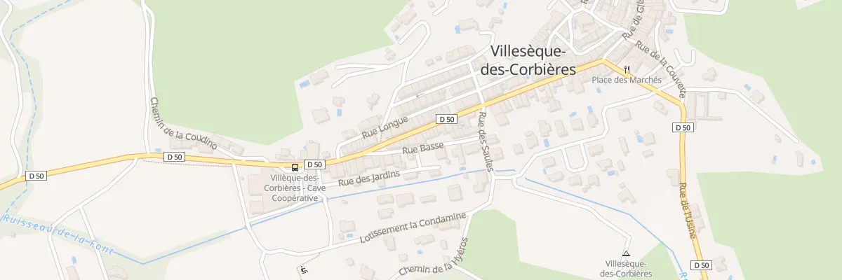 Plan du 45 Gr Grand Rue à Villesèque-des-Corbières