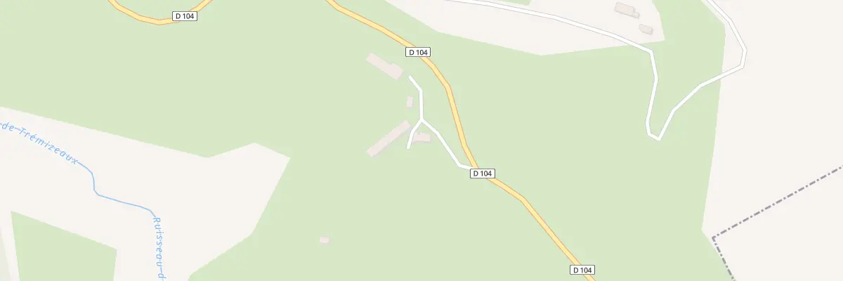 Plan du 5142 Tremizaux à Condat