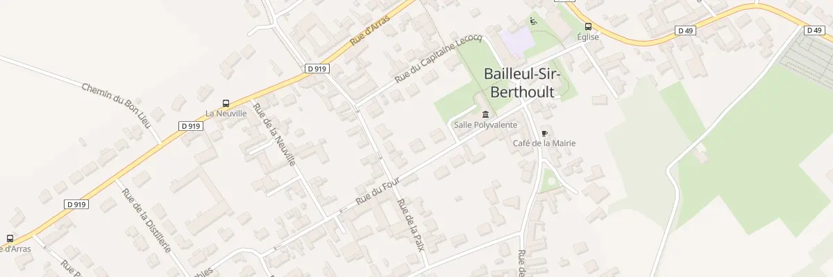 Plan du 2B Rue du Four à Bailleul-Sir-Berthoult