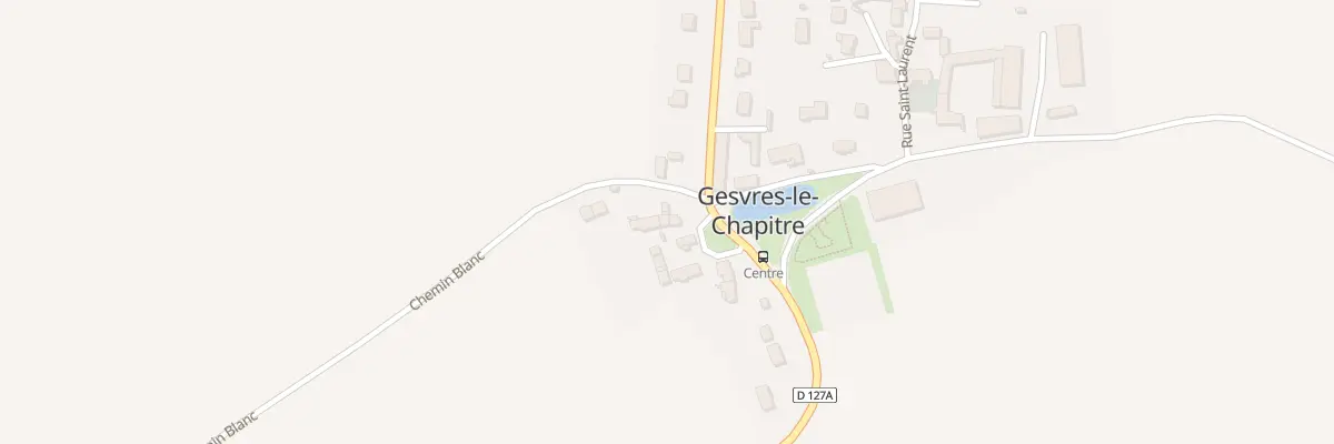 Plan du 8 Pl Pre Le Gue à Gesvres-le-Chapitre