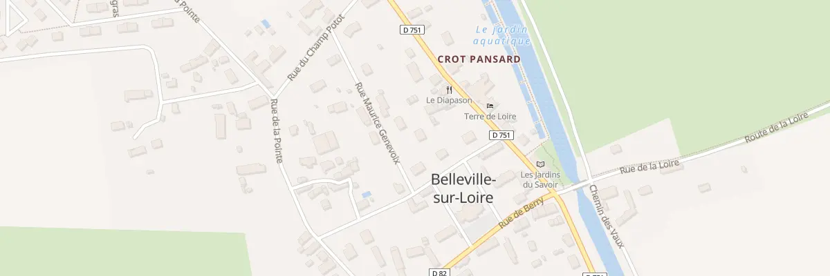 Plan du 2 Rue Maurice Genevoix à Belleville-sur-Loire