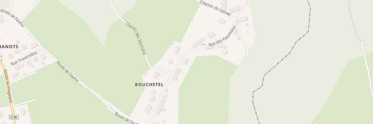 Plan du 16 Rue des Patureaux - Bouchetel à Queuille