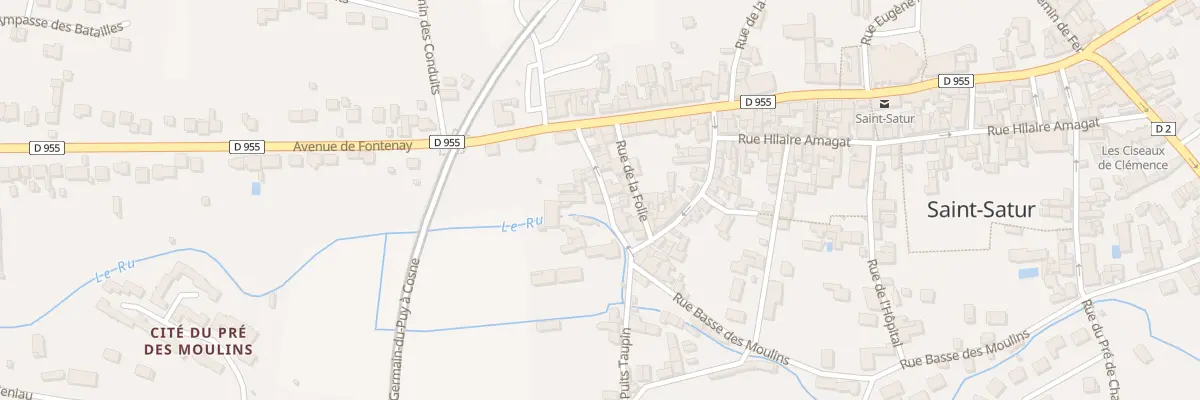 Plan du 19 Rue du Puits Taupin à Saint-Satur