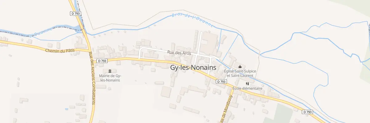 Plan du 128 Rue Grande Rue à Gy-les-Nonains