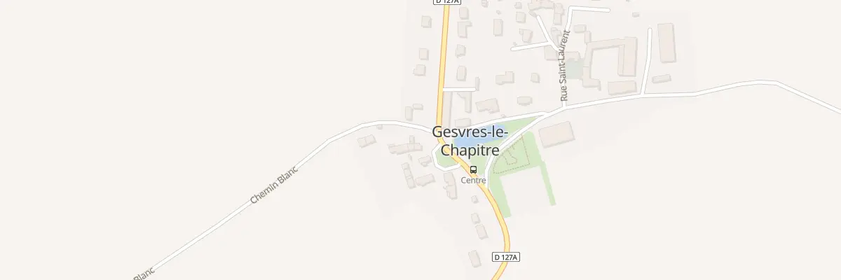 Plan du 9 Pl Pre Le Gue à Gesvres-le-Chapitre