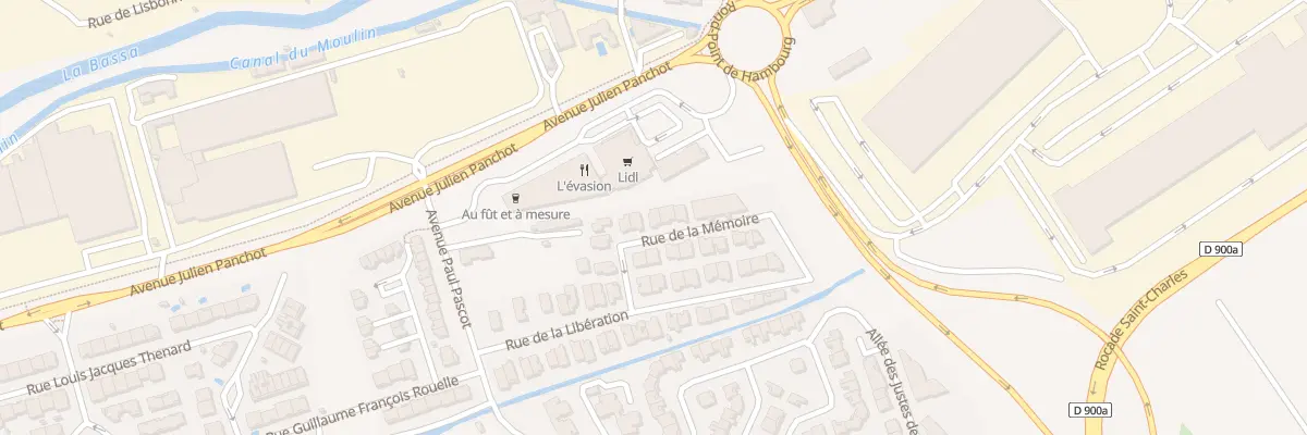 Plan du 12 Rue de la Mémoire à Perpignan