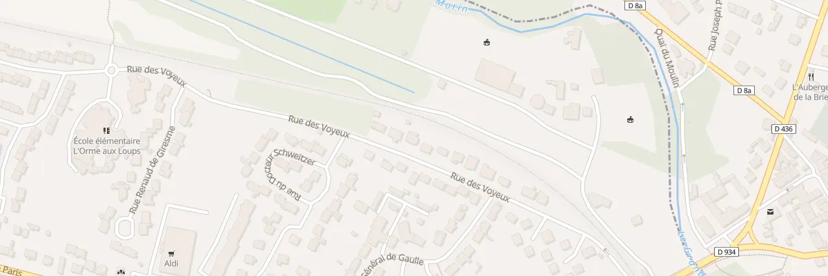 Plan du 8 Rue des Voyeux à Saint-Germain-sur-Morin