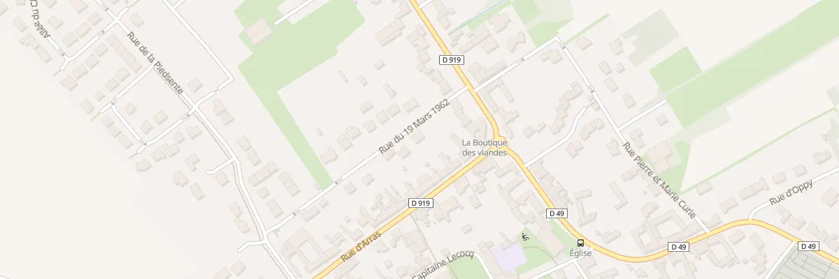Plan du 1 Rue du 19 Mars à Bailleul-Sir-Berthoult