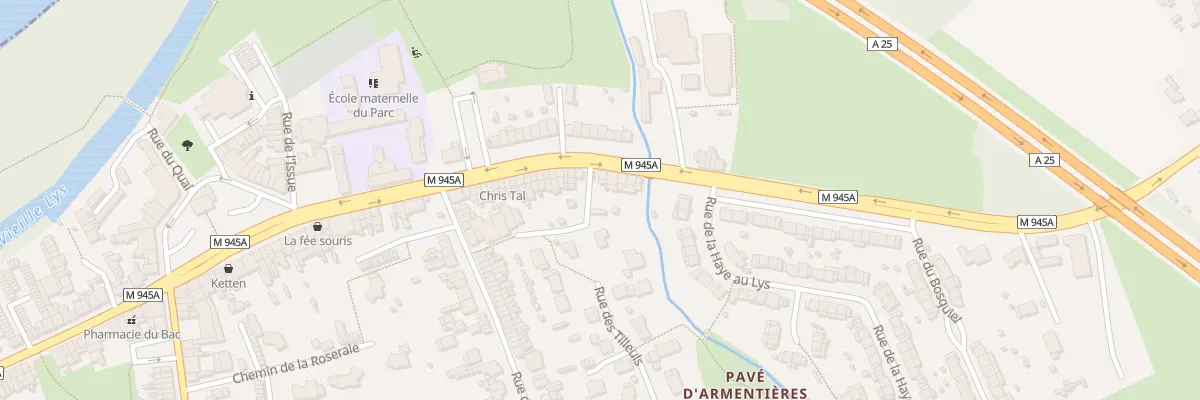 Plan du 236 Rue d’Armentières à Erquinghem-Lys