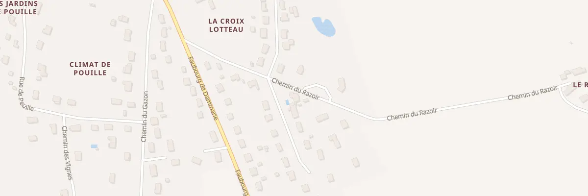 Plan du 17 Rue de la Croix Lotteau à Châtillon-Coligny