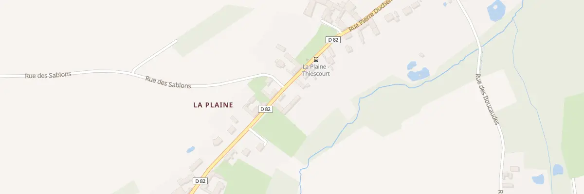 Plan du 111 Rue Pierre Duchemin à Thiescourt