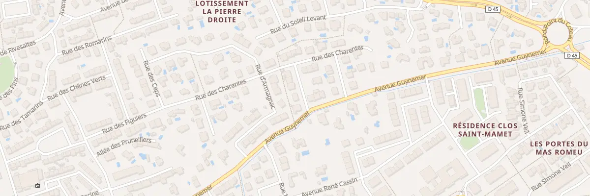 Plan du 3 Rue des Bahamas à Saint-Estève