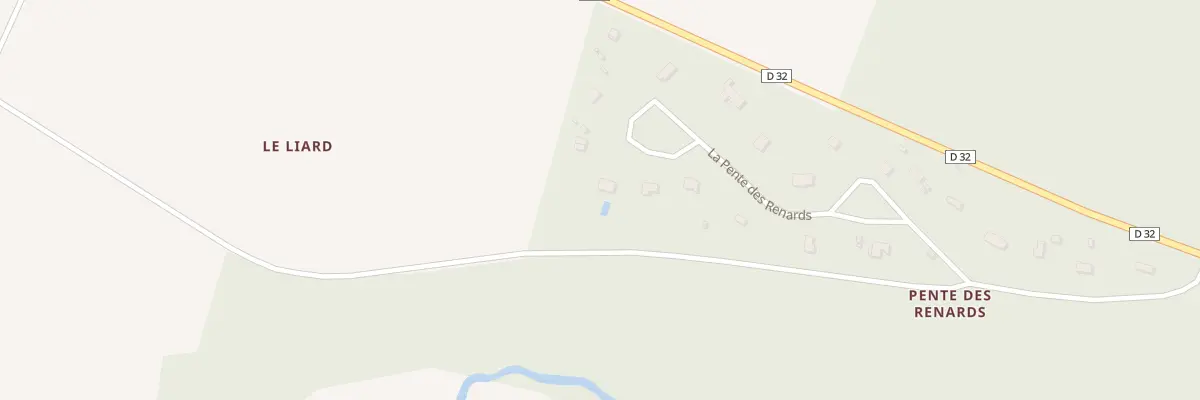 Plan du 26 Pente des Renards à Griselles