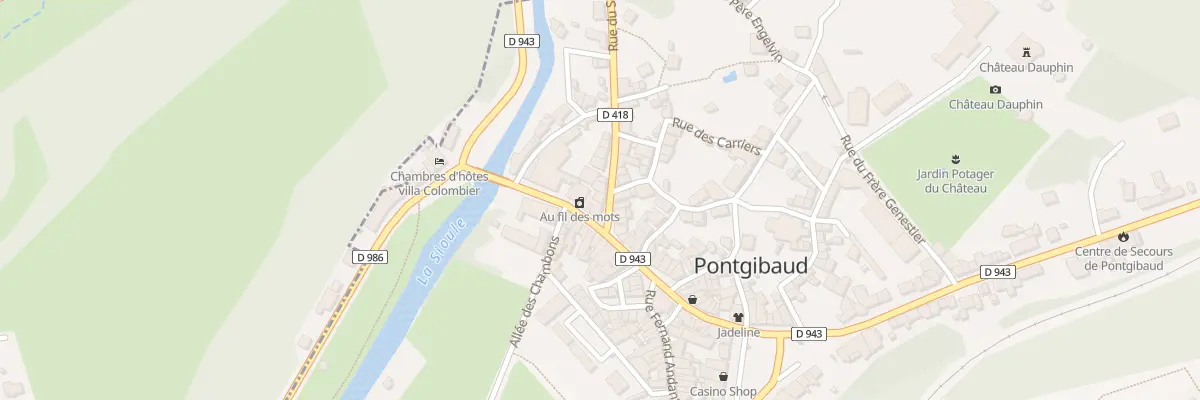 Plan du 1 Rue Saint Benoit à Pontgibaud