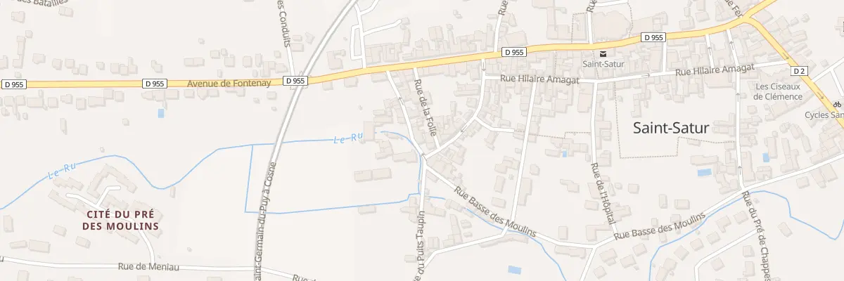 Plan du 1 Rue de la Porte de Sancerre à Saint-Satur