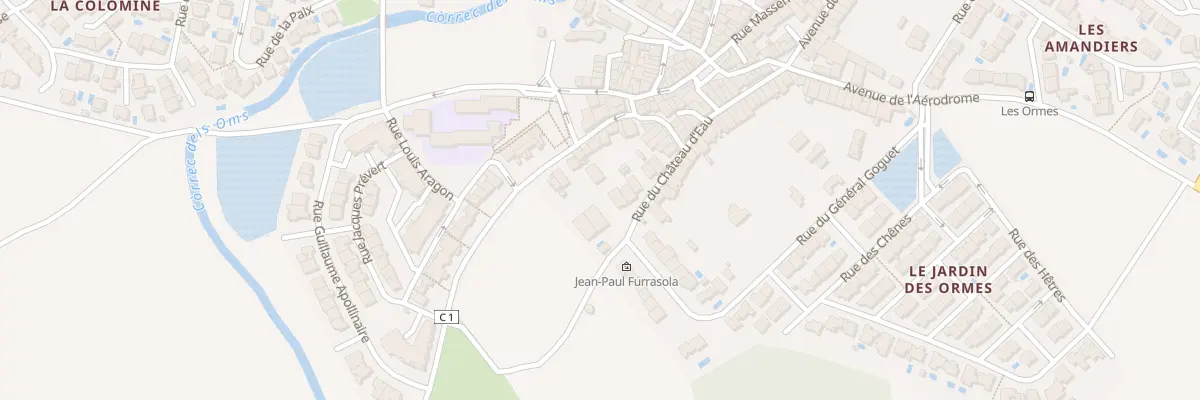 Plan du 32 Rue du Château d’Eau à Peyrestortes