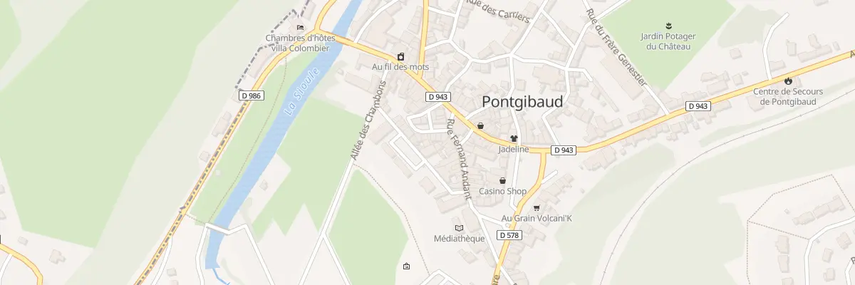 Plan du 9 Pl de la Chabanne à Pontgibaud