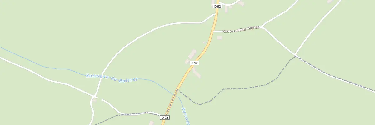 Plan du 5123 Pre de la Biole à Buxières-sous-Montaigut