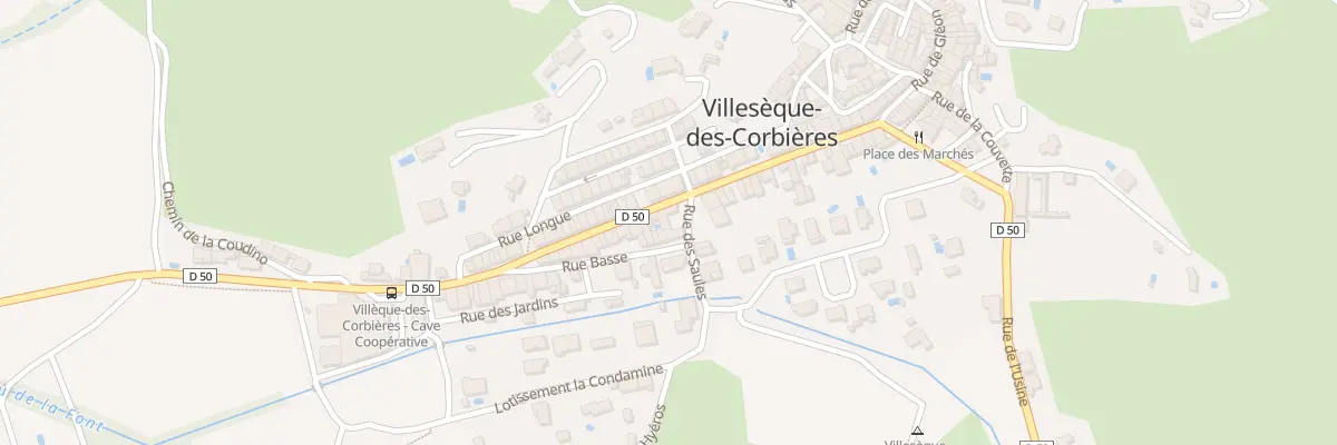 Plan du 1 Rue des Saules à Villesèque-des-Corbières