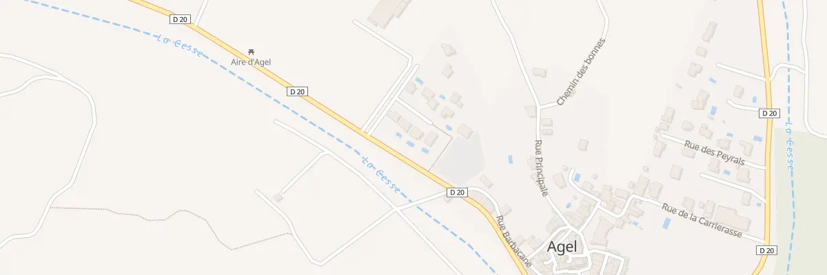 Plan du 3 Les Crozes à Agel