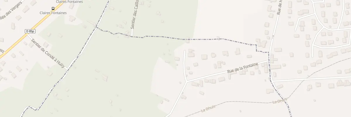 Plan du 9001 Sen de la Fontaine à Couilly-Pont-aux-Dames
