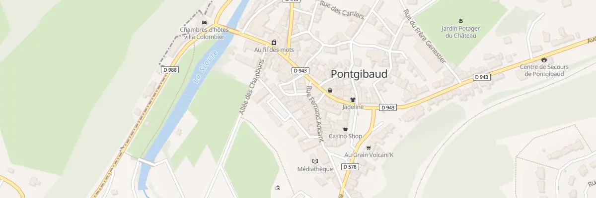 Plan du 7 Pl de la Chabanne à Pontgibaud