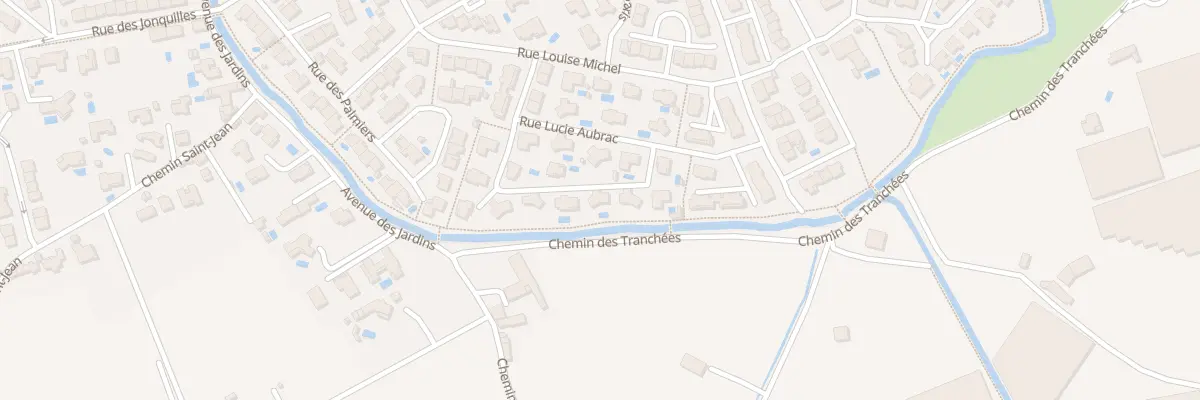 Plan du 14 All de Longchamp à Saint-Estève