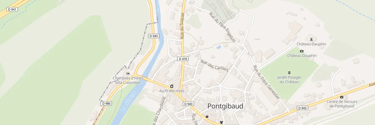 Plan du 18 Rue Saint Benoit à Pontgibaud