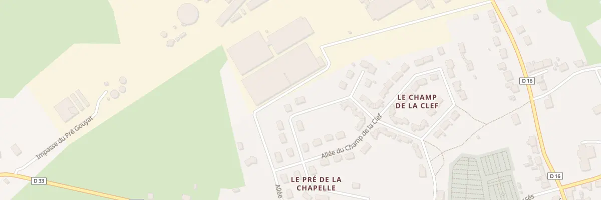 Plan du 5557 All du Pre de la Chapelle à Villefranche-d’Allier