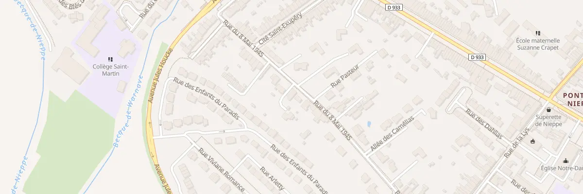 Plan du 323 Rue du 8 Mai 1945 à Nieppe
