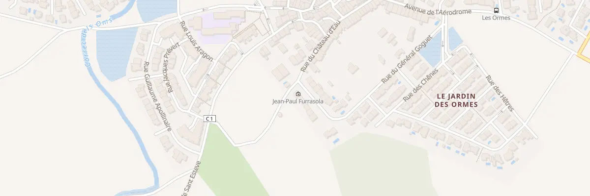 Plan du 2 Lot du Château d’Eau à Peyrestortes