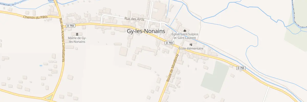 Plan du 103 Rue Grande Rue à Gy-les-Nonains