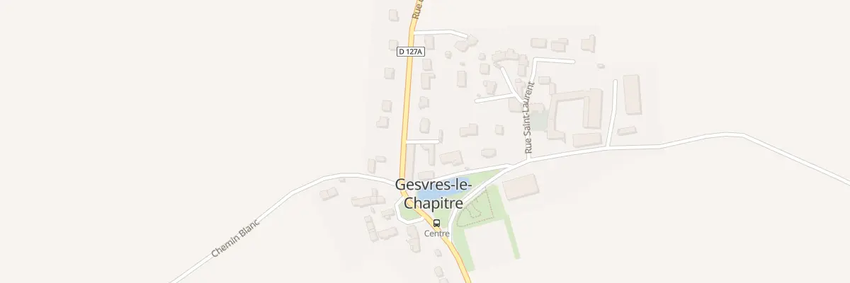 Plan du 1 Rue André Maurice à Gesvres-le-Chapitre