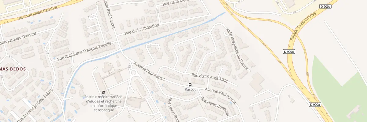 Plan du 4 Rue Resistance et Deportation à Perpignan