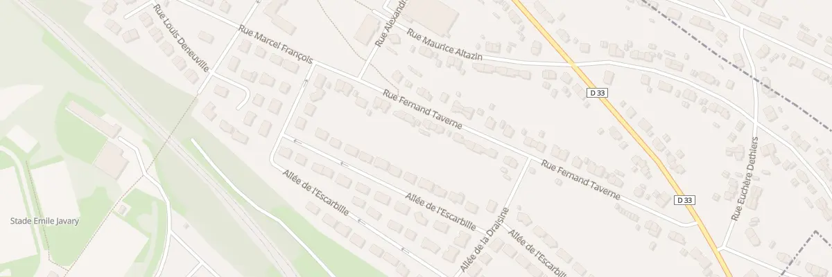 Plan du 26 Rue Fernand Taverne à Avion