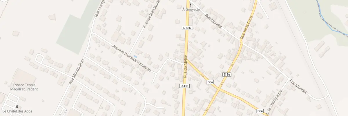Plan du 2B Rue Jean Baptiste Baudin à Saint-Germain-sur-Morin