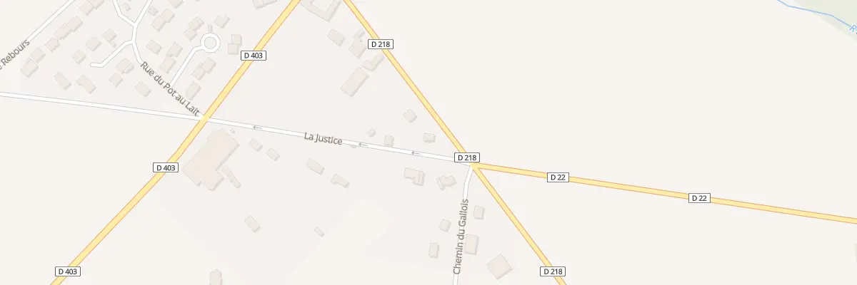 Plan du 11 La Justice à Villecerf